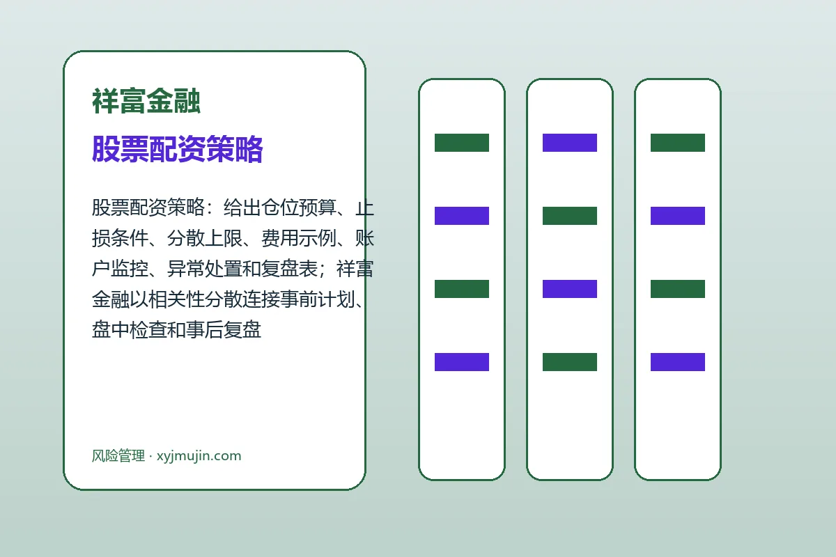 祥富金融费用、账户与退出规则图解
